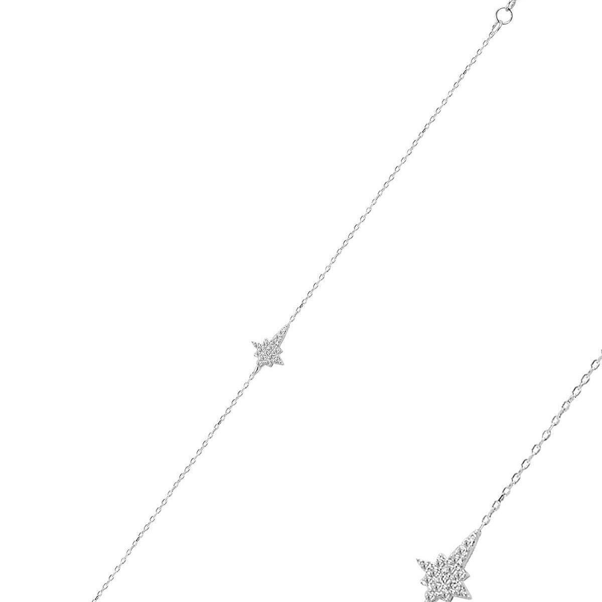 North Star Bracelet • Celestial Charm Bracelet • Gift For Her - Trending Silver Gifts
