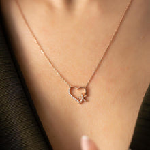 Heart Necklace Diamond ¥ Snowflake Necklace Diamond ¥ 925 Cz Necklace - Trending Silver Gifts