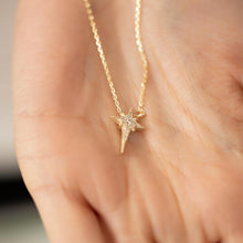 North Star Necklace ¥ Star Necklace Gold ¥ Gold Star Necklace - Trending Silver Gifts