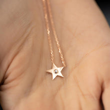 Star Necklace Rose ¥ Star Necklace Silver ¥ Star Sign Necklace - Trending Silver Gifts