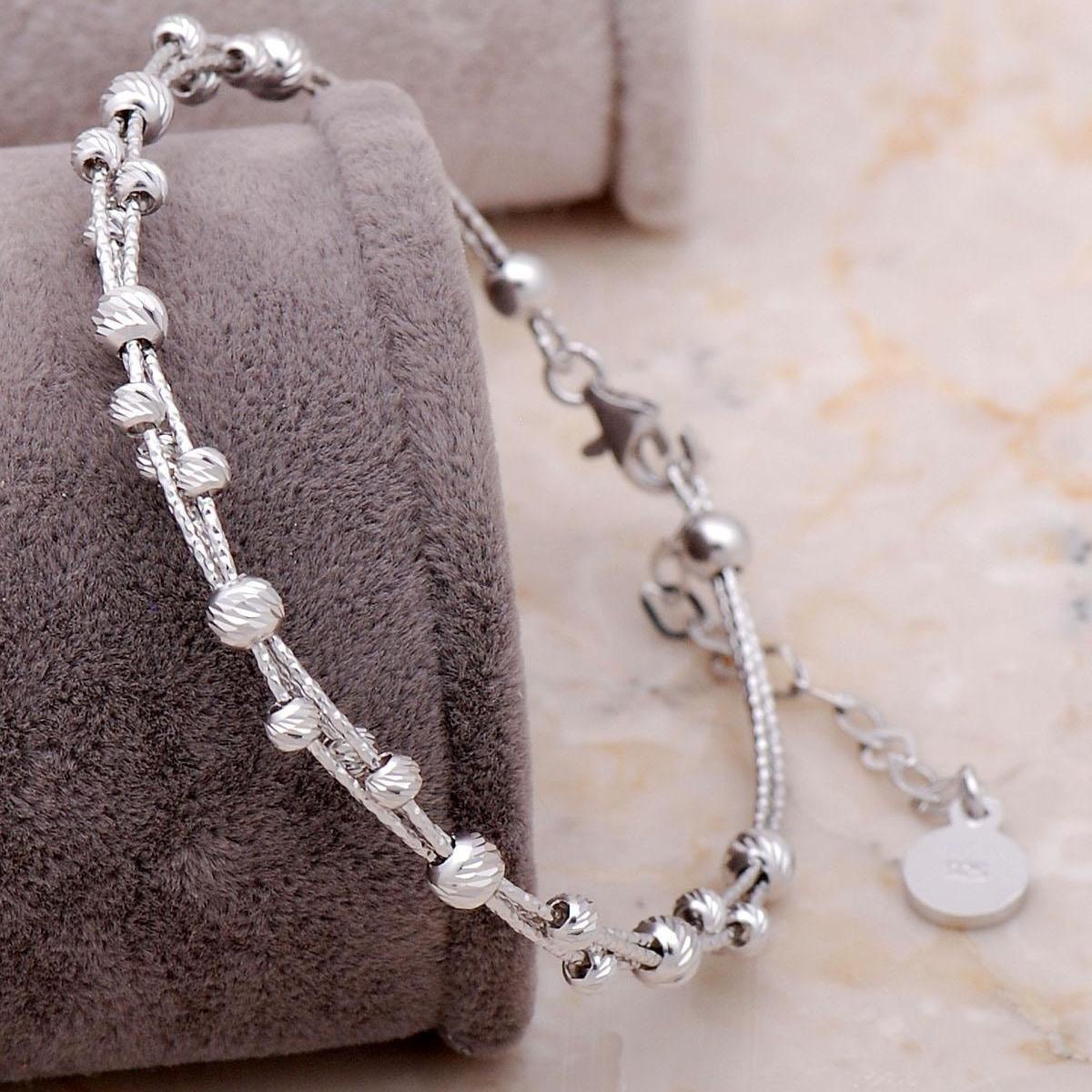 Hand Made Satellite Chain Bracelet • Bridesmaid Gift For Wedding Day - Trending Silver Gifts