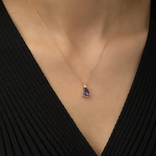 Mystic Fire Topaz Necklace ¥ Mystic Topaz Solitare Necklace - Trending Silver Gifts