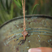 Rose North Star Necklace ¥ Diamond Star Necklace ¥ Star Sign Necklace - Trending Silver Gifts