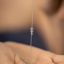 Triple Diamond Solitaire Silver Bracelet ¥ Bridesmaid Gift For Wedding - Trending Silver Gifts