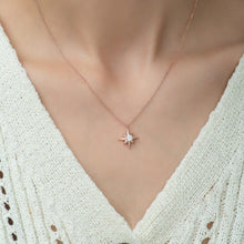 North Star Solitaire Necklace ¥ Solitaire Diamond North Star Necklace - Trending Silver Gifts