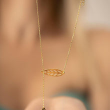 Leaf Pendant Necklace ¥ Leaf Pendant Necklace Gold ¥ Gift For Her - Trending Silver Gifts