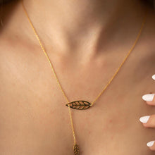 Leaf Pendant Necklace ¥ Leaf Pendant Necklace Gold ¥ Gift For Her - Trending Silver Gifts
