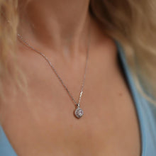 April Birthstone Necklace ¥ Silver Cz Necklace ¥ 925 Cz Necklace - Trending Silver Gifts