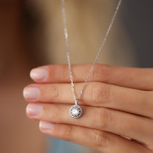April Birthstone Necklace ¥ Silver Cz Necklace ¥ 925 Cz Necklace - Trending Silver Gifts