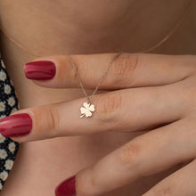 Four Leaf Clover Necklace ¥ Clover Necklace Gold ¥ Gift For Girlfriend - Trending Silver Gifts