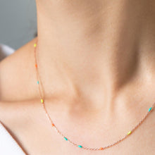 Colorful Satellite Necklace Gold ¥ Rose Gold Satellite Necklace - Trending Silver Gifts