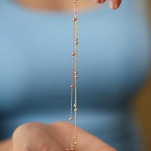 Triple Satellite Chain Silver Bracelet ¥  Christmas Gift For Wife - Trending Silver Gifts