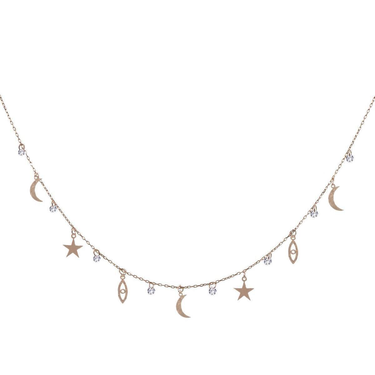 Lucky Necklace ¥ Birthday Gift For Mom Who Has Everything - Trending Silver Gifts