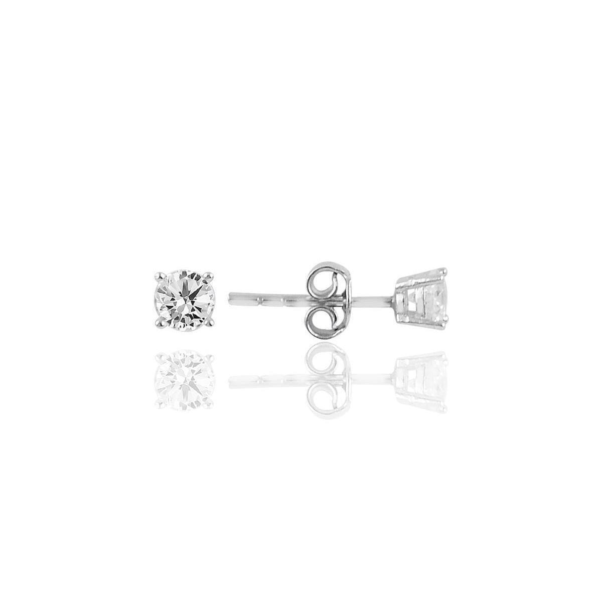 Best Diamond Solitaire Earrings • Solitaire Diamond Stud Earrings - Trending Silver Gifts