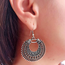 Antique Silver Earrings ¥ Sterling Silver Handmade Earrings - Trending Silver Gifts