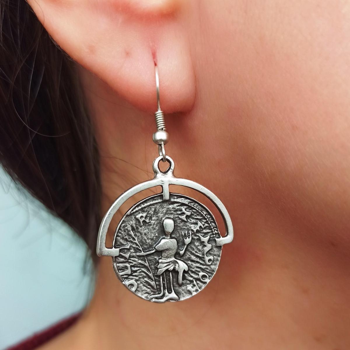 Greek Mythology Earrings • Handmade Sterling Silver Earrings - Trending Silver Gifts
