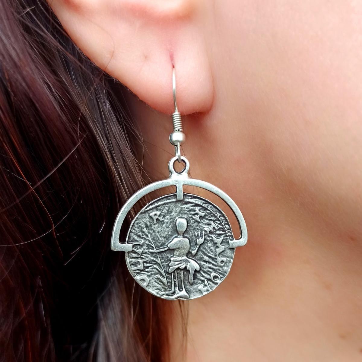 Greek Mythology Earrings • Handmade Sterling Silver Earrings - Trending Silver Gifts