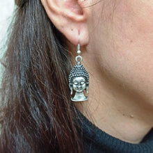 Laughing Buddha Earrings ¥ Handmade Sterling Silver Earrings - Trending Silver Gifts