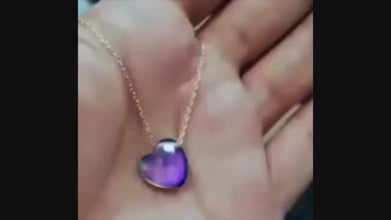Mood Necklace Heart ¥ Real Mood Necklace ¥ Mood Changing Necklace