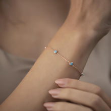 Gold Turquoise Bracelet ¥ Bridesmaid Gift For Wedding ¥ Gift For Wife - Trending Silver Gifts