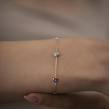 Gold Turquoise Bracelet ¥ Bridesmaid Gift For Wedding ¥ Gift For Wife - Trending Silver Gifts