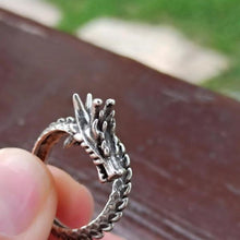 Adjustable Dragon Ring ¥ Gothic Ring ¥ Dragon Head Ring ¥ Dragon Gift - Trending Silver Gifts