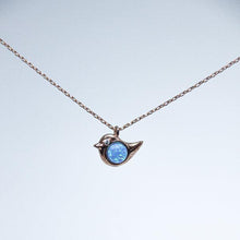 Bird Necklace Silver ¥ Blue Bird Necklace ¥ Bird Pendant Necklace - Trending Silver Gifts