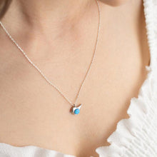 Bird Necklace Silver ¥ Blue Bird Necklace ¥ Bird Pendant Necklace - Trending Silver Gifts