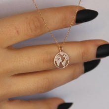 Brilliant Earth Necklace ¥ Earth Symbol Necklace ¥ Earth Sign Necklace - Trending Silver Gifts