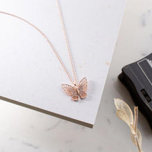 Handmade Gold Butterfly Necklace ¥ Butterfly Necklace ¥ Butterfly Gift - Trending Silver Gifts