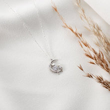 Cat Sitting On Moon Necklace ¥ Kitten Choker Necklace ¥ Cat Necklace - Trending Silver Gifts