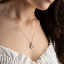 Cat Sitting On Moon Necklace ¥ Kitten Choker Necklace ¥ Cat Necklace - Trending Silver Gifts