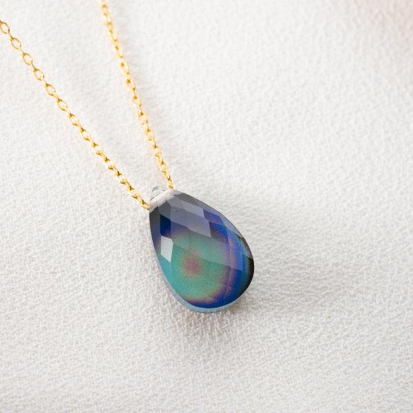 Real Mood Necklace • Mood Stone Necklace • Mood Changing Necklace - Trending Silver Gifts