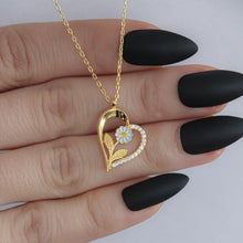 Daisy Necklace ¥ Dainty Heart Necklace ¥ Heart Necklace SilverNecklacesDaisy Necklace ¥ Dainty Heart Necklace ¥ Heart Necklace Silver