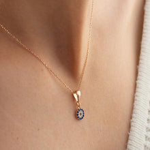 Evil Eye Necklace Gold ¥ Evil Eye Necklace Diamond ¥ Good Luck Jewelry - Trending Silver Gifts