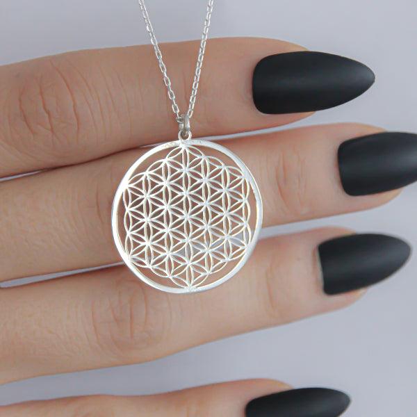Flower Of Life Jewelry Sterling Silver • Flower Of Life PendantNecklacesLife Jewelry Sterling Silver • Flower