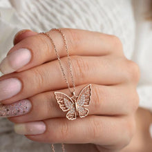 Handmade Gold Butterfly Necklace ¥ Butterfly Necklace ¥ Butterfly Gift - Trending Silver Gifts