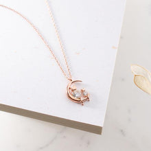 Cat Sitting On Moon Necklace ¥ Kitten Choker Necklace ¥ Cat Necklace - Trending Silver Gifts