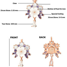 Magnolia Jewelry ¥ Magnolia Flower Necklace ¥ Mother Of Pearl Flower - Trending Silver Gifts