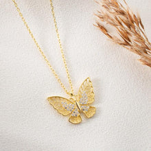 Handmade Gold Butterfly Necklace ¥ Butterfly Necklace ¥ Butterfly Gift - Trending Silver Gifts