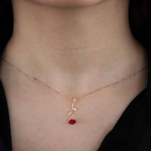 Rose Necklace Beauty And The Beast ¥ A Rose Necklace ¥ Rose Gift IdeasNecklacesRose Necklace ¥ Rose Gift Ideas
