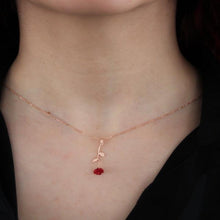 Rose Necklace Beauty And The Beast ¥ A Rose Necklace ¥ Rose Gift IdeasNecklacesRose Necklace ¥ Rose Gift Ideas