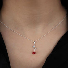 Rose Necklace Beauty And The Beast ¥ A Rose Necklace ¥ Rose Gift IdeasNecklacesRose Necklace ¥ Rose Gift Ideas