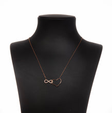 Infinity with Heart Necklace | Heart Necklace With Diamonds
