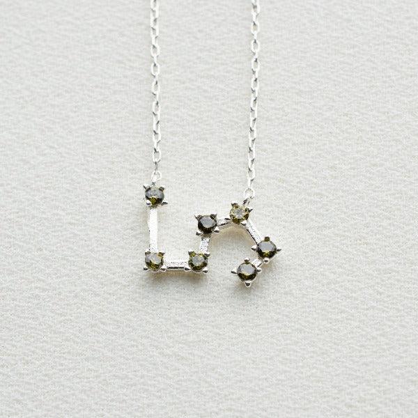 Zodiac Necklace Leo • Zodiac Necklace Silver • Zodiac Sign Necklace - Trending Silver Gifts