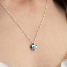 Bird Necklace Silver ¥ Blue Bird Necklace ¥ Bird Pendant Necklace - Trending Silver Gifts
