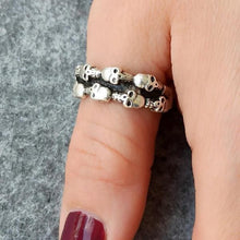Calvarium Skull Ring ¥ Gothic Skull Thumb Ring ¥ Punk Sugar Skull Ring - Trending Silver Gifts