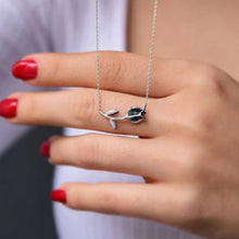 Tulip Necklace Gold ¥ Tulip Necklace Silver ¥ Flower Necklace Gold ¥ Gif For Her - Trending Silver Gifts