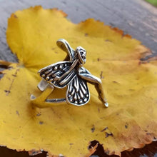 Winged Fairy Ring ¥ Gothic Angel Ring ¥ Vintage Butterfy Silver Ring - Trending Silver Gifts