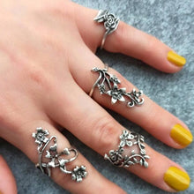 Flower Ring Set ¥ Lotus, Sunflower, Daisy ring set ¥ Silver Daisy Ring - Trending Silver Gifts
